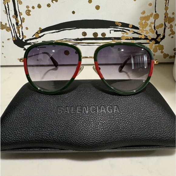 GUCCI gradient pilot sunglasses ✨ - Picture 6 of 13